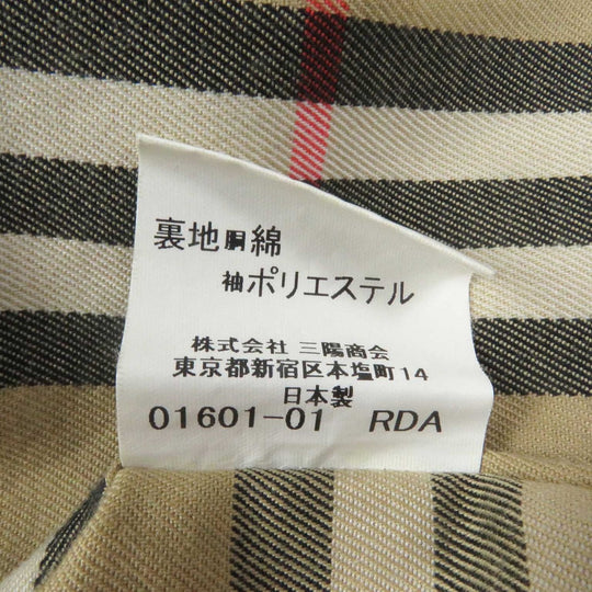 BURBERRY LONDON Stainless collar coat Outer: 100% cotton, Lining: cotton, Lining: polyester khaki mens Used Authentic