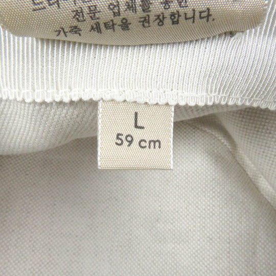GUCCI hat 576371 Outer: 100% cotton, Lining: 55% cotton, Lining: 45% rayon, Part: Cowhide black mens Used Authentic