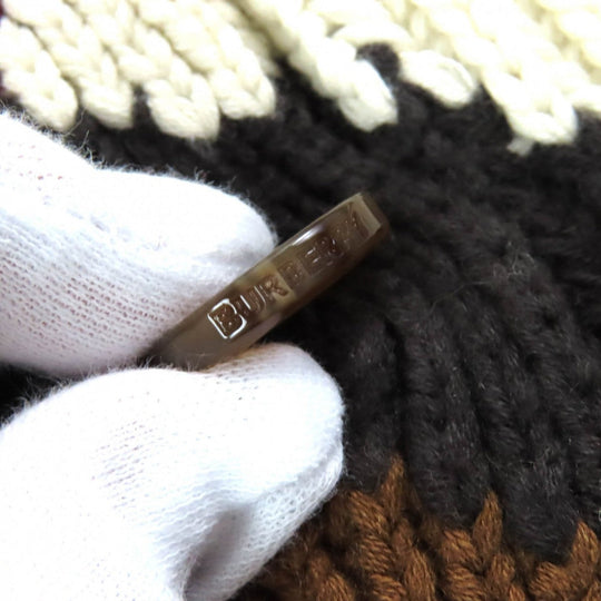 BURBERRY cardigan 8055730 cashmere Brown Black White Bordeaux S