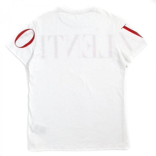 VALENTINO Short sleeve T-shirt UV3MG03B5FN Main: 100% cotton White red mens XS Used Authentic