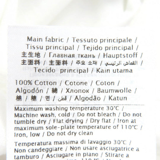 VALENTINO Short sleeve T-shirt UV3MG03B5FN Main: 100% cotton White red mens XS Used Authentic