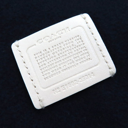 COACH Jacket E1602-3501 Outer: 77% wool, Outer: 23% nylon, Lining: 100% polyester, Part: cowhide, Sleeves: goat leather Navy Ivory mens M Used Authentic