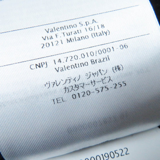 VALENTINO one piece QB3MF05Z495 Outer material: 92% cotton, Outer material: 8% nylon, Outer material: 95% cotton, Outer material: 5% polyurethane black Women S Used Authentic