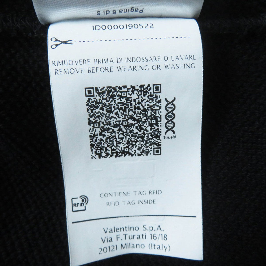 VALENTINO one piece QB3MF05Z495 Outer material: 92% cotton, Outer material: 8% nylon, Outer material: 95% cotton, Outer material: 5% polyurethane black Women S Used Authentic