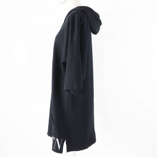 VALENTINO one piece QB3MF05Z495 Outer material: 92% cotton, Outer material: 8% nylon, Outer material: 95% cotton, Outer material: 5% polyurethane black Women S Used Authentic