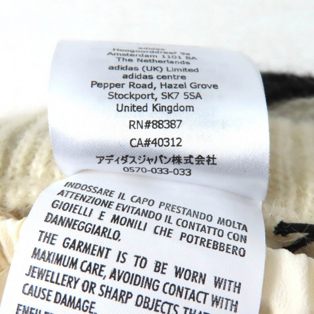 GUCCI Pants 721504 Main: 67% mohair, 28% nylon, 5% wool, part: 64% mohair, 28% nylon, 1% polyurethane, part: 67% mohair, 28% nylon, 5% wool, inner: 75% acetate, 25% silk Ivory black Women XS Used Authentic