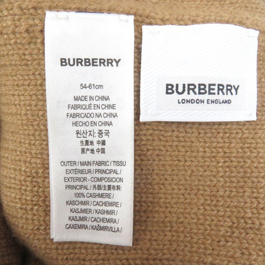 BURBERRY Knit cap 8064476 Main: 100% cashmere Brown mens Used Authentic