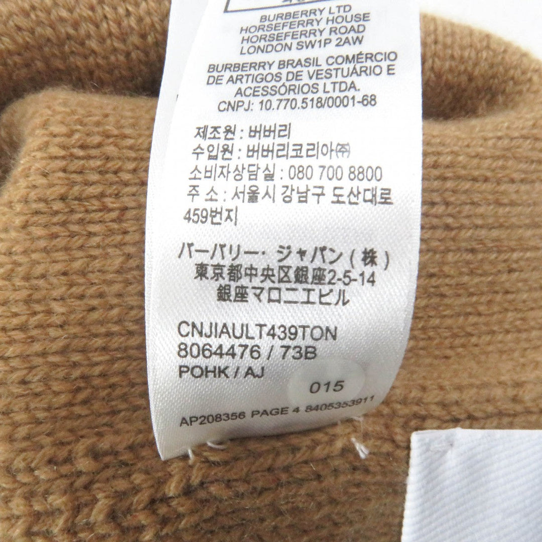 BURBERRY Knit cap 8064476 Main: 100% cashmere Brown mens Used Authentic