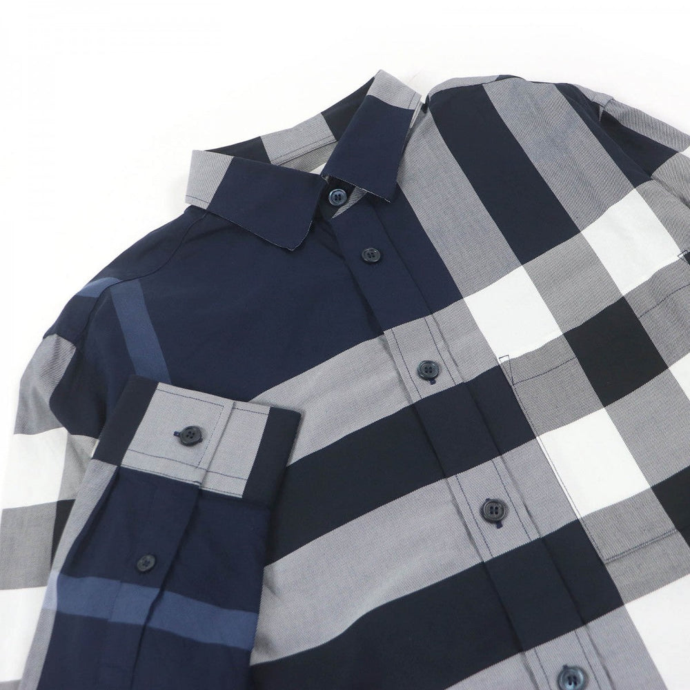 BURBERRY Long sleeve shirt 8071536 cotton Navy type S