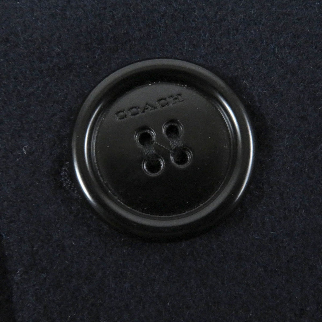 COACH Double chester coat CQ256 Outer: 53% wool, Outer: 47% polyester, Lining: 58% polyester, Lining: 42% rayon, Filling: 100% polyester Navy mens M Used Authentic