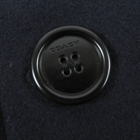 COACH Double chester coat CQ256 Outer: 53% wool, Outer: 47% polyester, Lining: 58% polyester, Lining: 42% rayon, Filling: 100% polyester Navy mens M Used Authentic