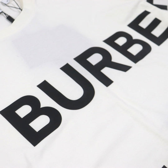 BURBERRY Short sleeve T-shirt 8040691 Main: 97% cotton, Main: 3% elastane white HARLFORD WHITE mens M Used Authentic