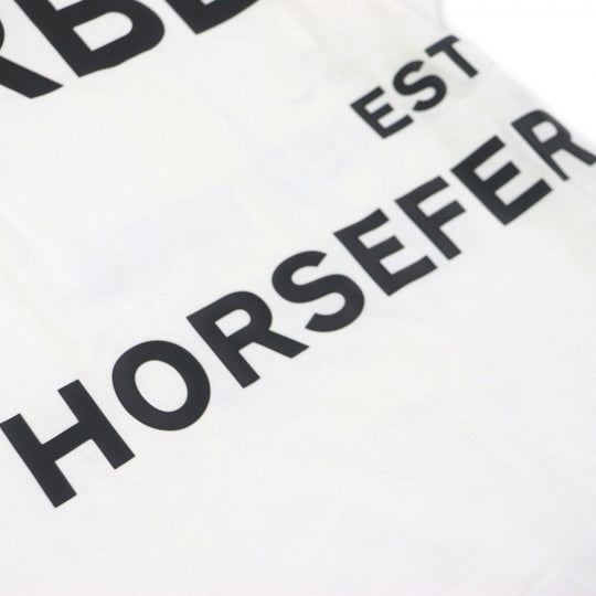 BURBERRY Short sleeve T-shirt 8040691 Main: 97% cotton, Main: 3% elastane white HARLFORD WHITE mens M Used Authentic