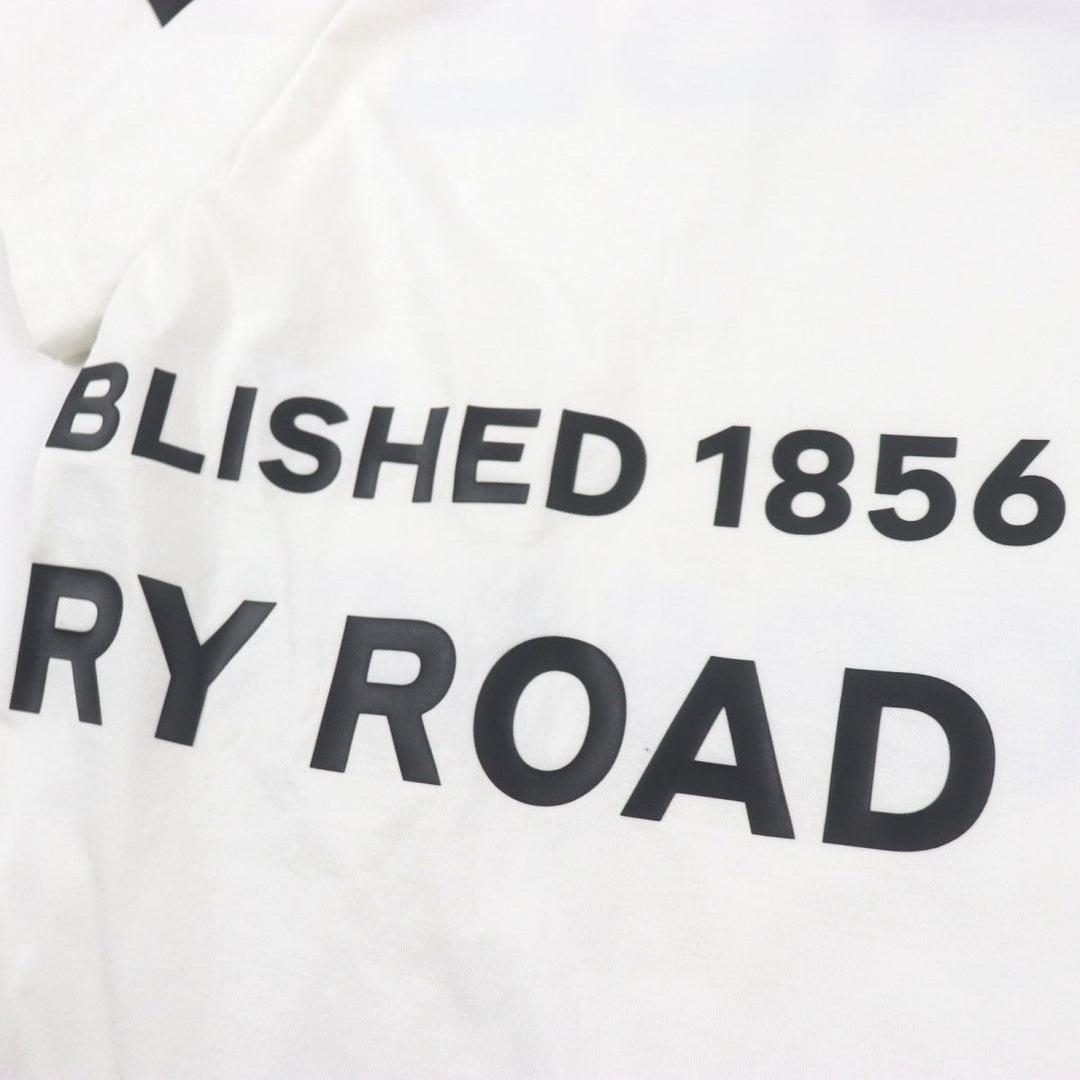 BURBERRY Short sleeve T-shirt 8040691 Main: 97% cotton, Main: 3% elastane white HARLFORD WHITE mens M Used Authentic