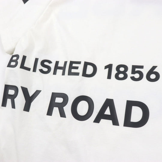 BURBERRY Short sleeve T-shirt 8040691 Main: 97% cotton, Main: 3% elastane white HARLFORD WHITE mens M Used Authentic