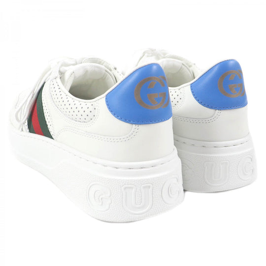 GUCCI Low cut sneakers 669698 Main: Leather white mens 10.5 Used Authentic