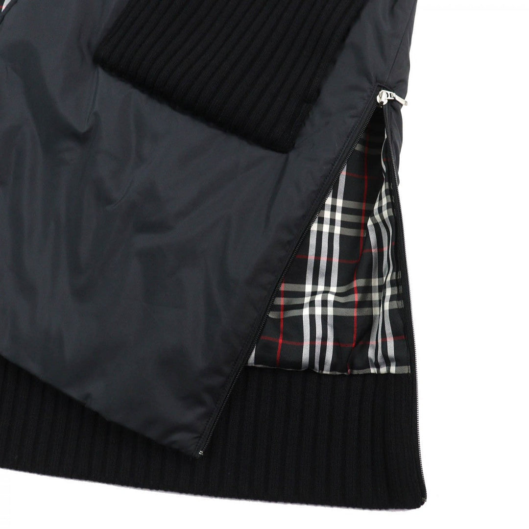 BURBERRY BLACK LABEL coat Outer: 100% polyester, Part: 100% wool, Filling: 100% polyester, Lining: Polyester, Lining: Cupra black mens L Used Authentic