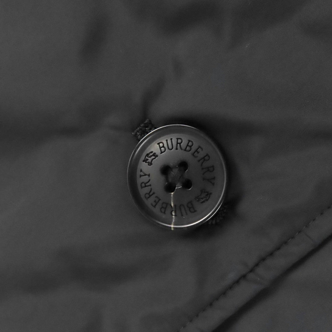 BURBERRY BLACK LABEL coat Outer: 100% polyester, Part: 100% wool, Filling: 100% polyester, Lining: Polyester, Lining: Cupra black mens L Used Authentic