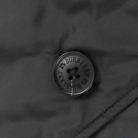 BURBERRY BLACK LABEL coat Outer: 100% polyester, Part: 100% wool, Filling: 100% polyester, Lining: Polyester, Lining: Cupra black mens L Used Authentic