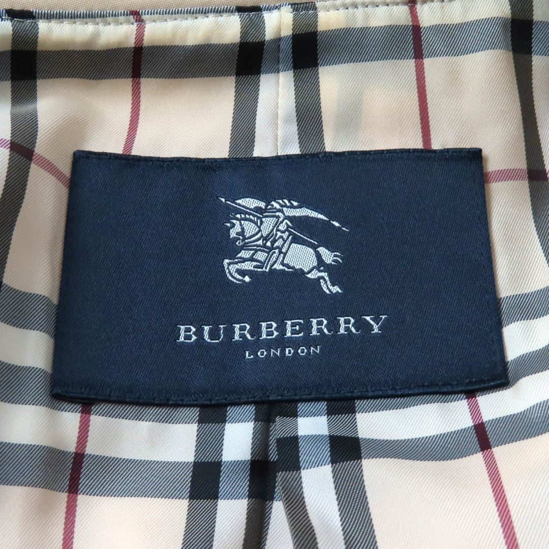 BURBERRY LONDON Jacket FD225-352 Outer: 100% polyester, Filling: 100% polyester, Lining: 100% polyester beige Women 11 Used Authentic