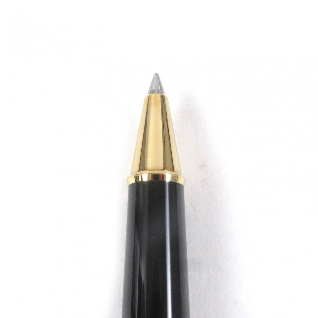 MONTBLANC Ballpoint pen Resin, Gold Plated Black gold mens(Unisex) Used Authentic