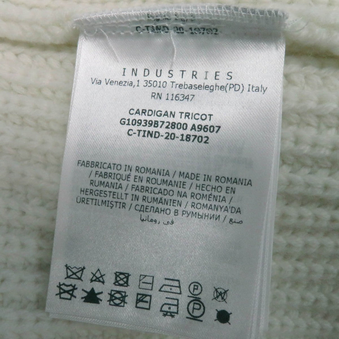 MONCLER cardigan wool white CARDIGAN TRICOT M