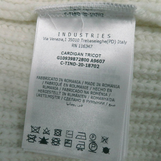 MONCLER cardigan wool white CARDIGAN TRICOT M