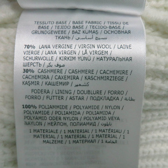 MONCLER cardigan wool white CARDIGAN TRICOT M