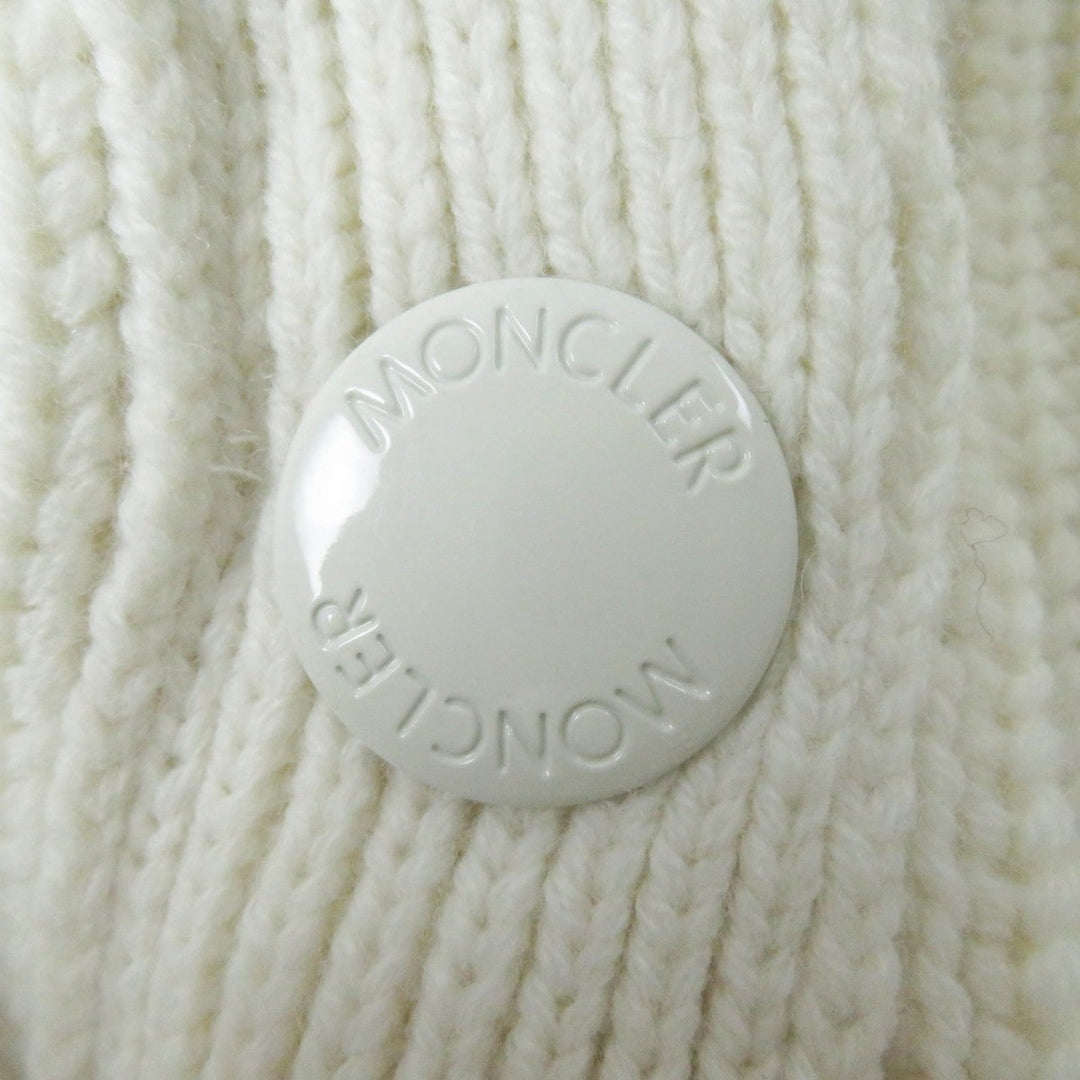 MONCLER cardigan wool white CARDIGAN TRICOT M