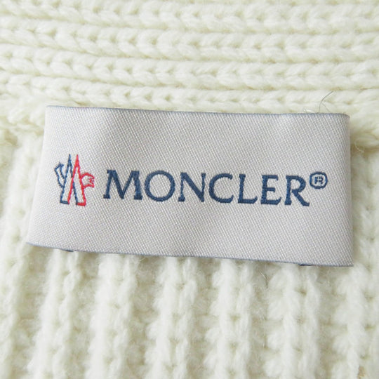 MONCLER cardigan wool white CARDIGAN TRICOT M