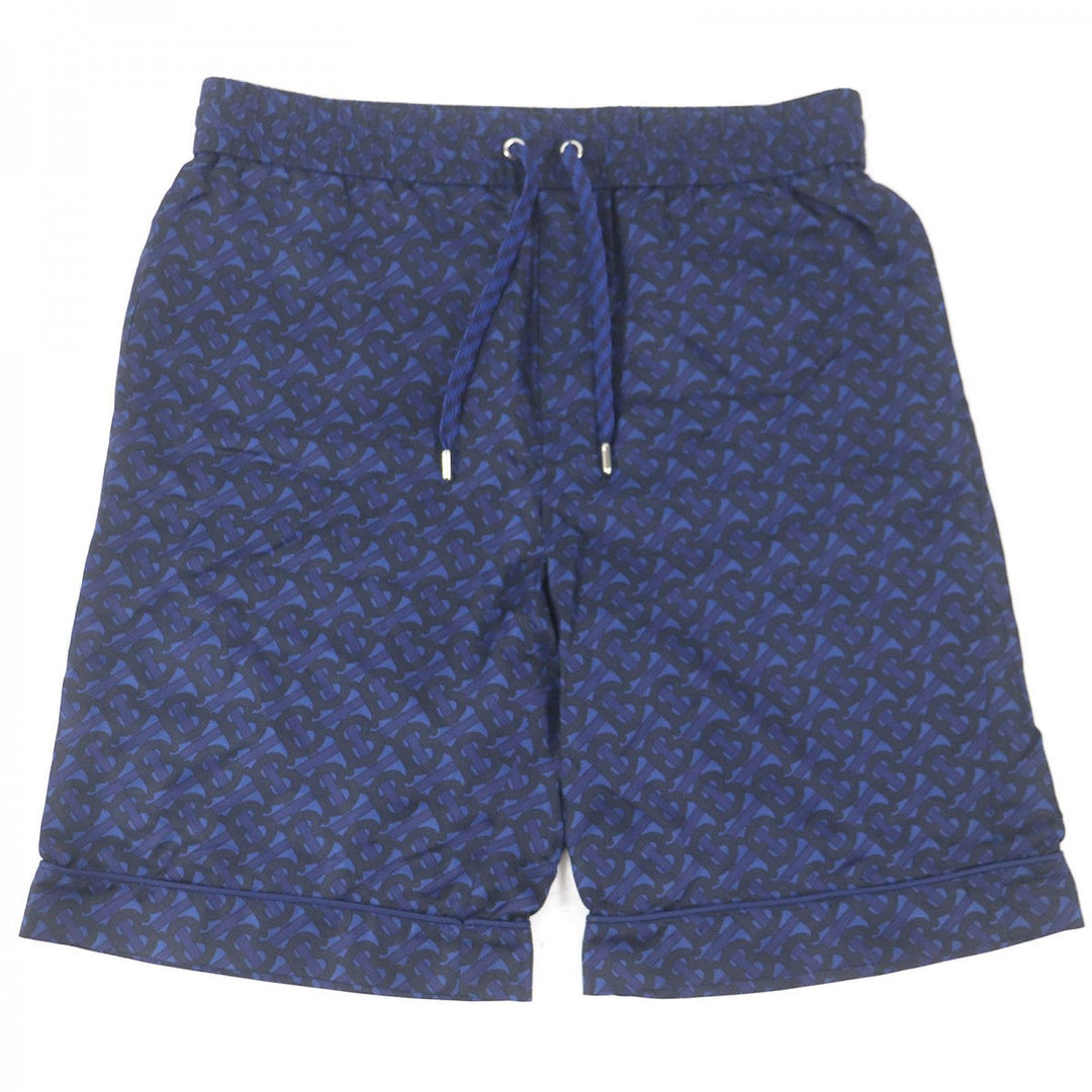 BURBERRY Shorts 8048875 Main: 100% silk Navy mens M Used Authentic