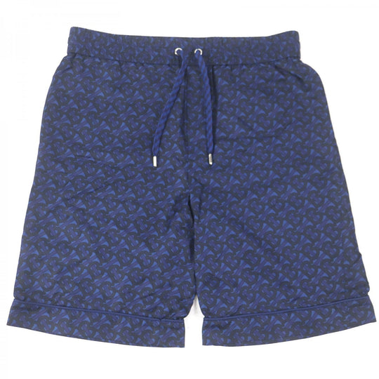 BURBERRY Shorts 8048875 Main: 100% silk Navy mens M Used Authentic