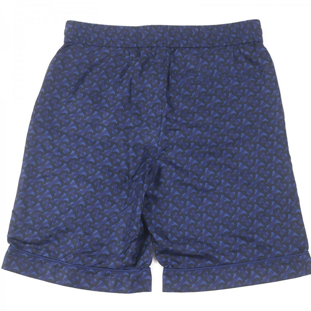 BURBERRY Shorts 8048875 Main: 100% silk Navy mens M Used Authentic