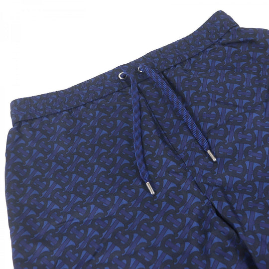 BURBERRY Shorts 8048875 Main: 100% silk Navy mens M Used Authentic