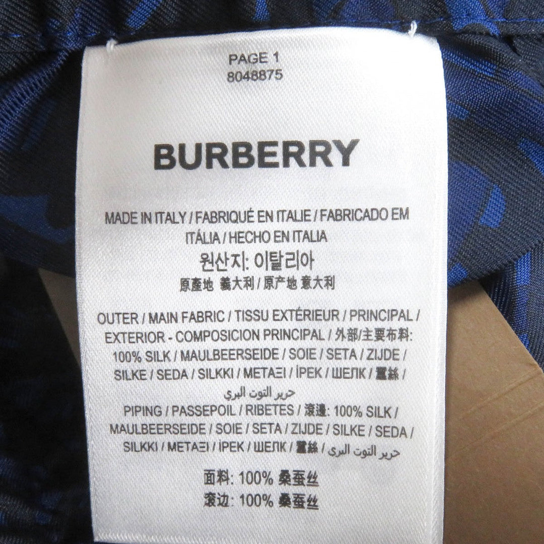 BURBERRY Shorts 8048875 Main: 100% silk Navy mens M Used Authentic