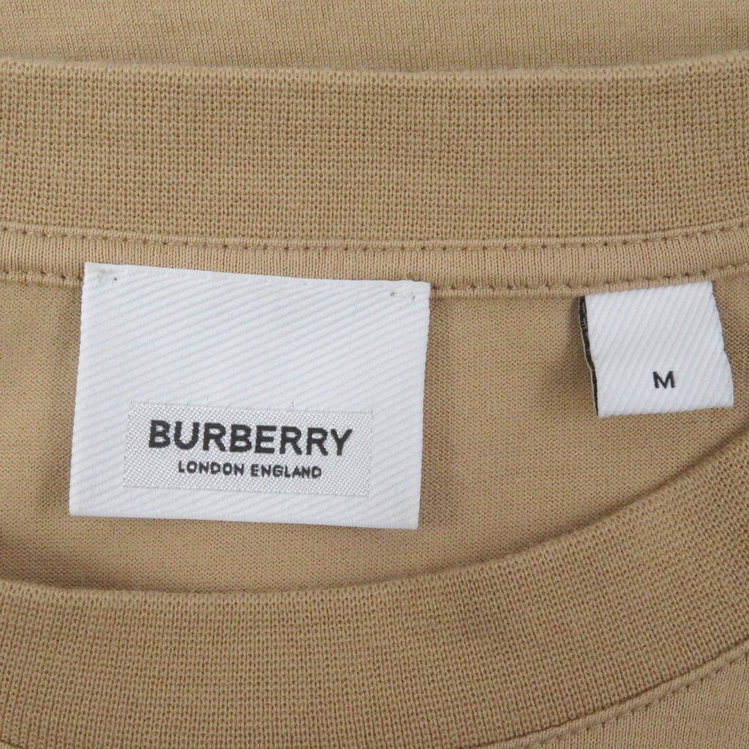 BURBERRY Short sleeve T-shirt 8043275 Main: 100% cotton beige mens M Used Authentic