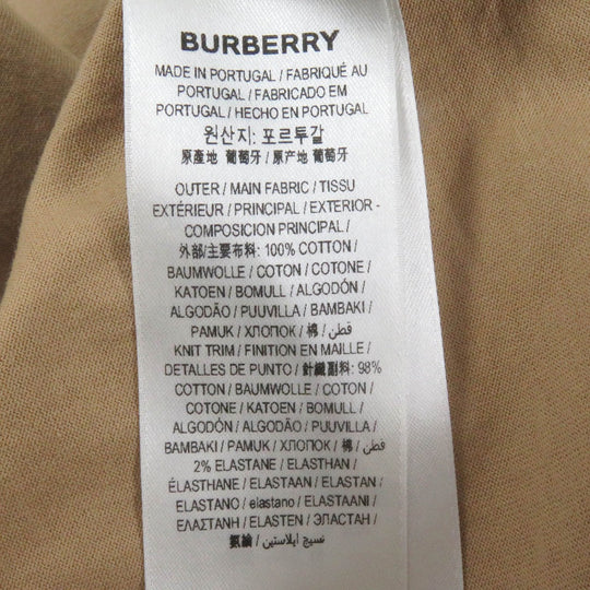 BURBERRY Short sleeve T-shirt 8043275 Main: 100% cotton beige mens M Used Authentic