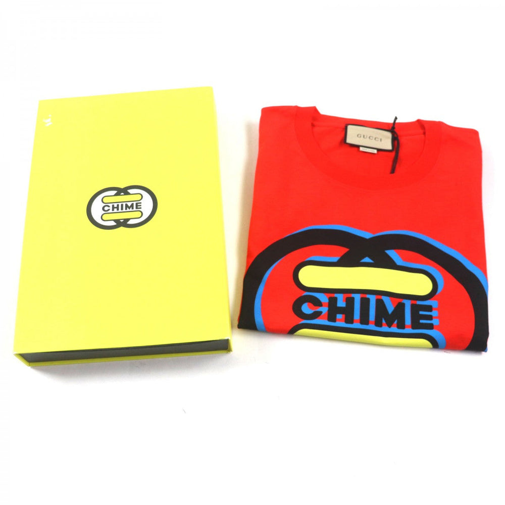GUCCI Short sleeve T-shirt 616036 cotton Red L