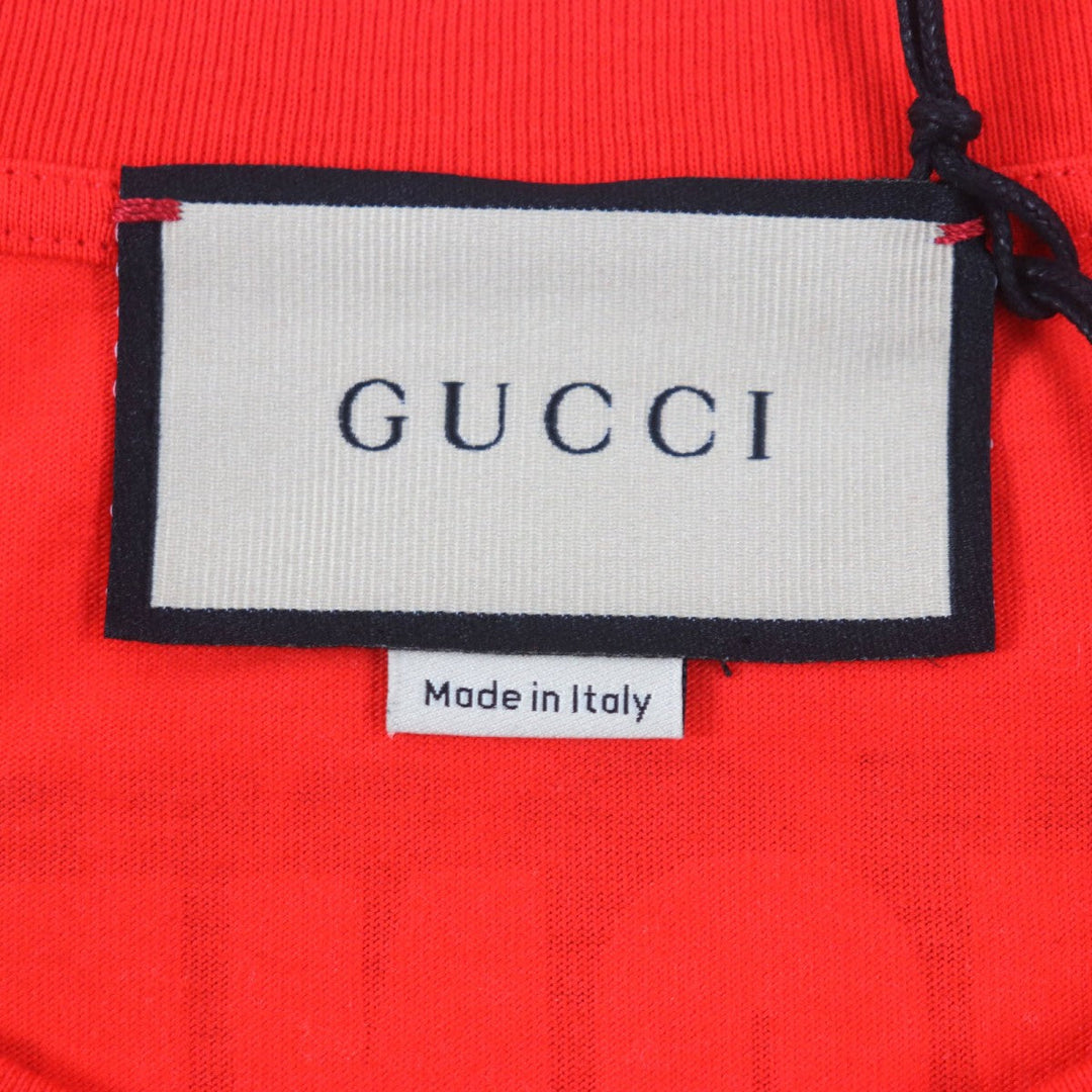 GUCCI Short sleeve T-shirt 616036 cotton Red L