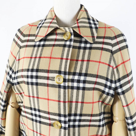 BURBERRY poncho wool Beige type