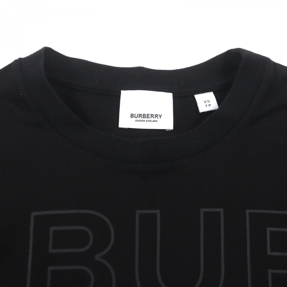 BURBERRY Short sleeve T-shirt 8036185 Main: 100% cotton, some parts: 97% cotton, some parts: 3% elastane black mens XS Used Authentic