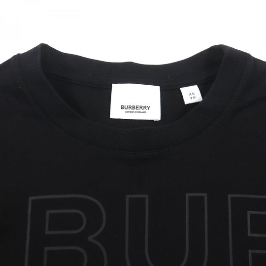 BURBERRY Short sleeve T-shirt 8036185 Main: 100% cotton, some parts: 97% cotton, some parts: 3% elastane black mens XS Used Authentic