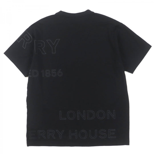 BURBERRY Short sleeve T-shirt 8036185 Main: 100% cotton, some parts: 97% cotton, some parts: 3% elastane black mens XS Used Authentic