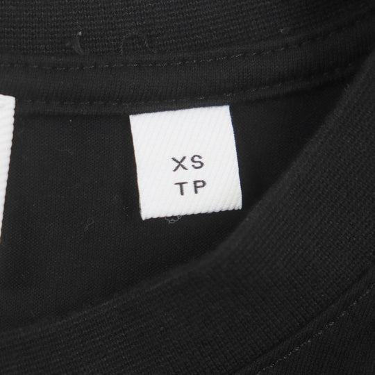 BURBERRY Short sleeve T-shirt 8036185 Main: 100% cotton, some parts: 97% cotton, some parts: 3% elastane black mens XS Used Authentic