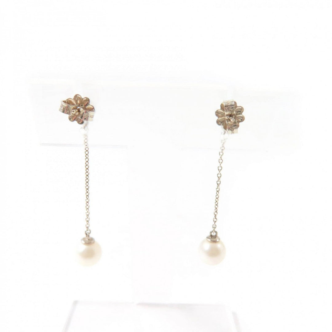 TIFFANY&Co. Pierce Main: SV925, Part: Freshwater pearl Silver white Ziegfeld Collection Drop Pierce Women Used Authentic