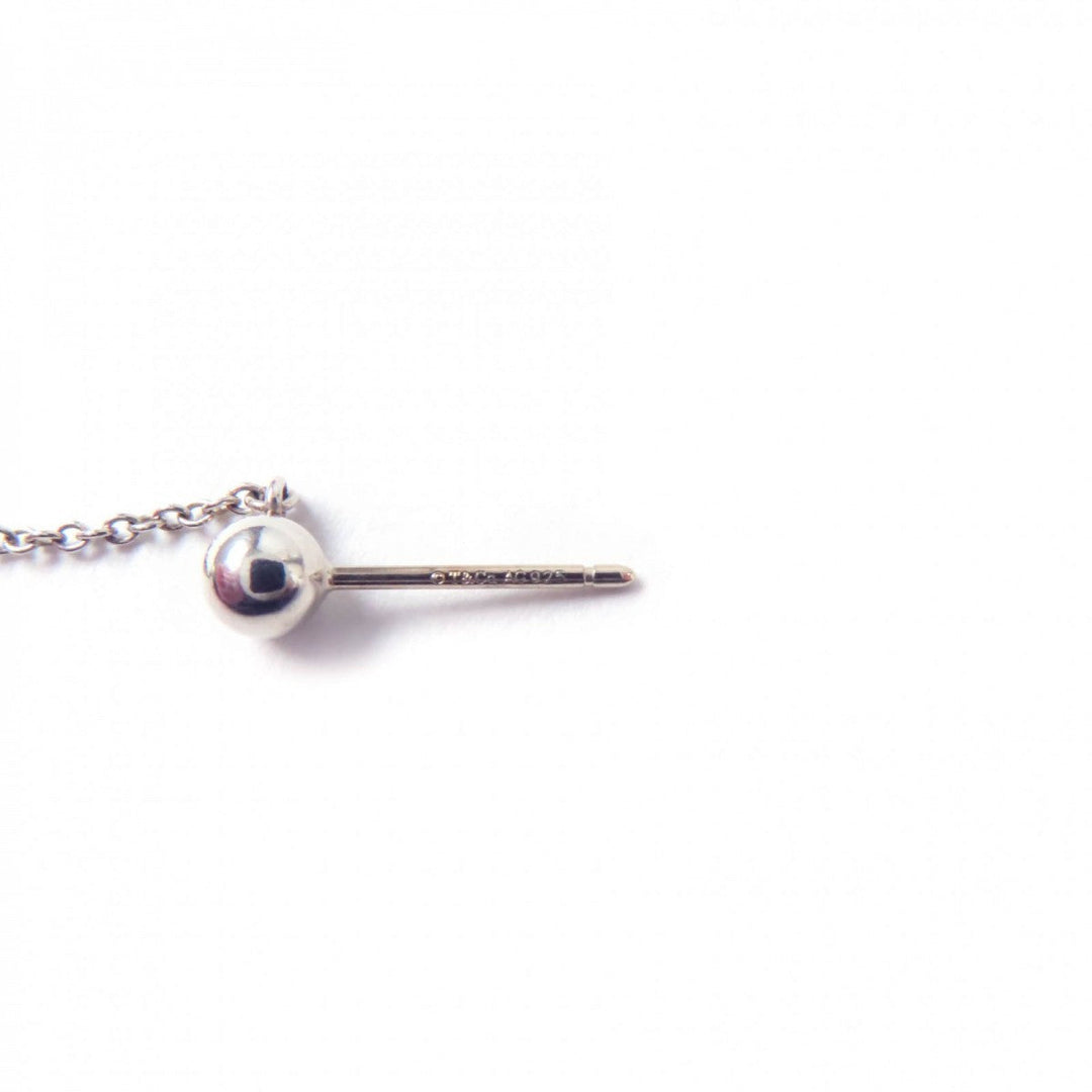 TIFFANY&Co. Pierce Main: SV925, Part: Freshwater pearl Silver white Ziegfeld Collection Drop Pierce Women Used Authentic