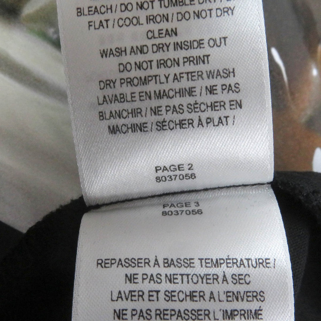 BURBERRY Short sleeve T-shirt 8037056 Main: 100% cotton, Main: 98% cotton, Main: 2% elastane black Elthorne Oversize Kaleidoscope Graphic Tee mens S Used Authentic