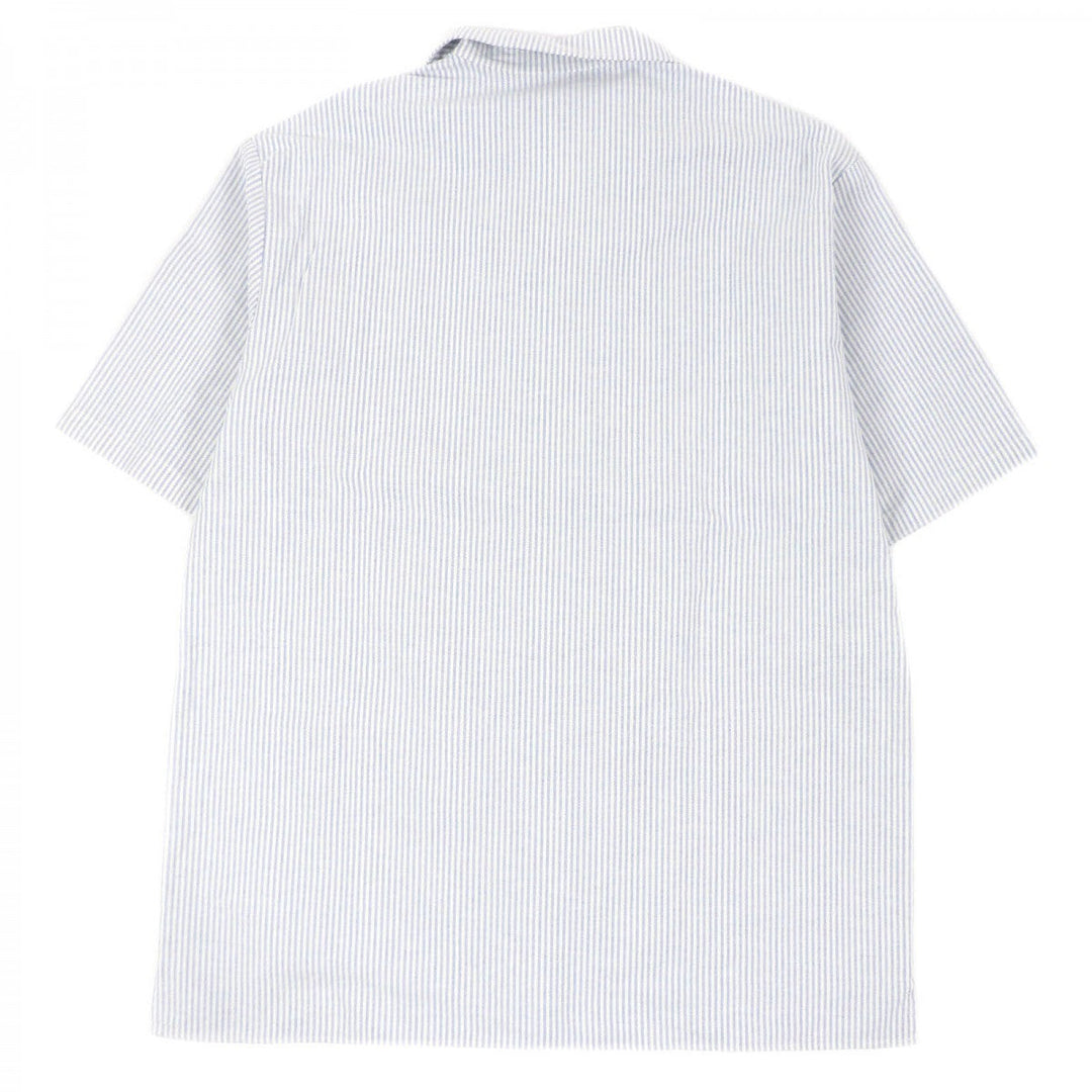 GUCCI Short sleeve shirt 663637 Main: 100% cotton, Part: 100% polyester blue mens 44 Used Authentic