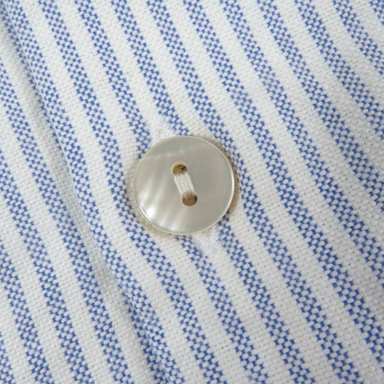 GUCCI Short sleeve shirt 663637 Main: 100% cotton, Part: 100% polyester blue mens 44 Used Authentic