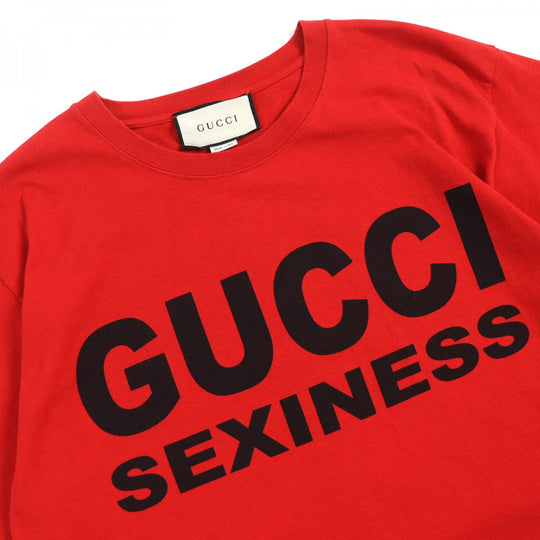 GUCCI Short sleeve T-shirt 616036 cotton Red XS